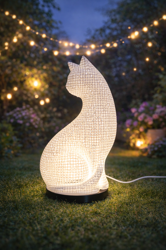 Lampada Gatto 3D – Decorazione Luminosa di Design Artigianale Made in Italy