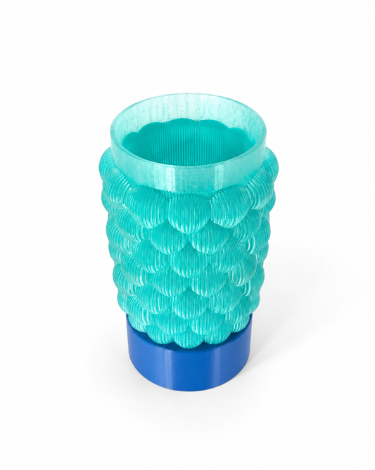 Taty Table Lamp – Modern 3D Printed PETG Design with Textured Diffuser