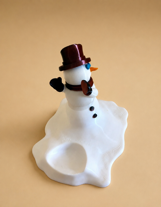 porta bottiglia pupazzo di neve 3D senza bottiglia, supporto vino decorativo natalizio