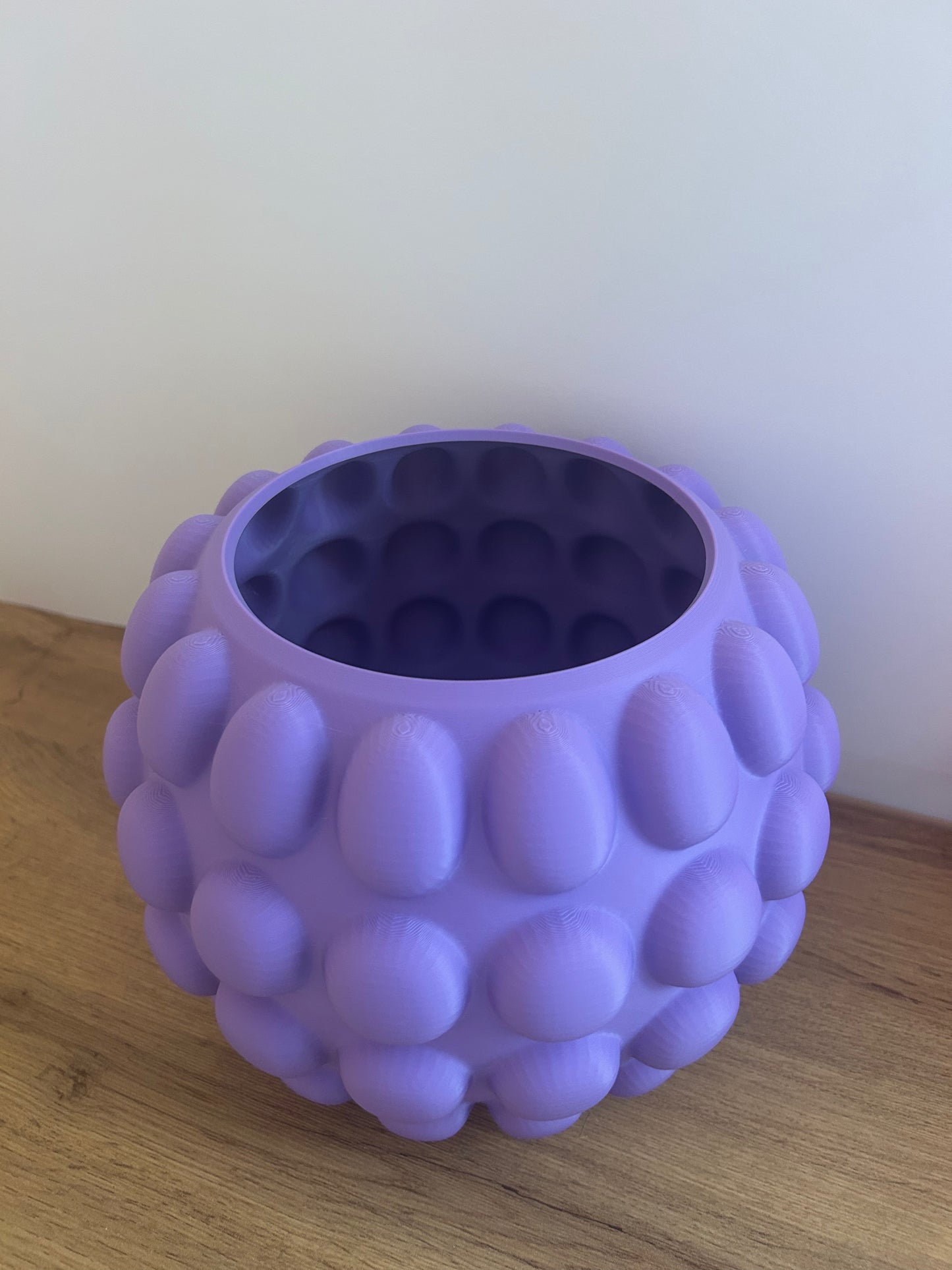 Vaso 3D Paffuto vista dall’alto – vaso decorativo Made in Italy