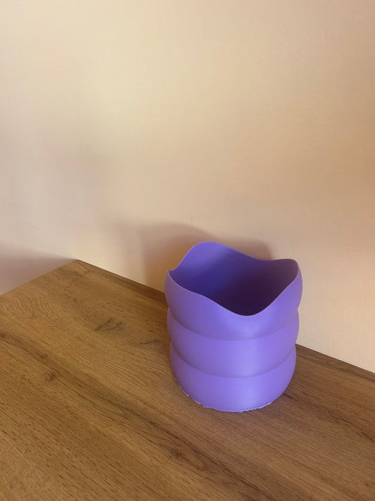 Vaso Spettinato in stampa 3D – dettaglio del design moderno