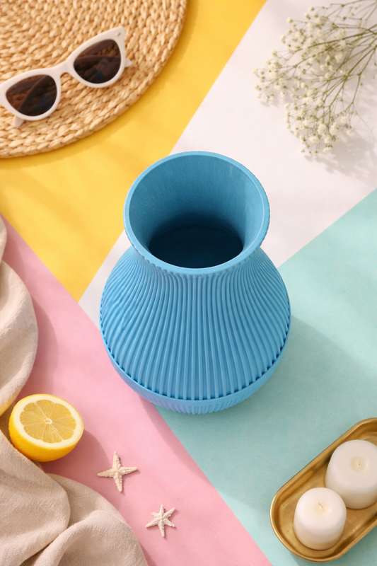 3D printed PETG vase, modern designer vase, decorative home accessory, contemporary interior design