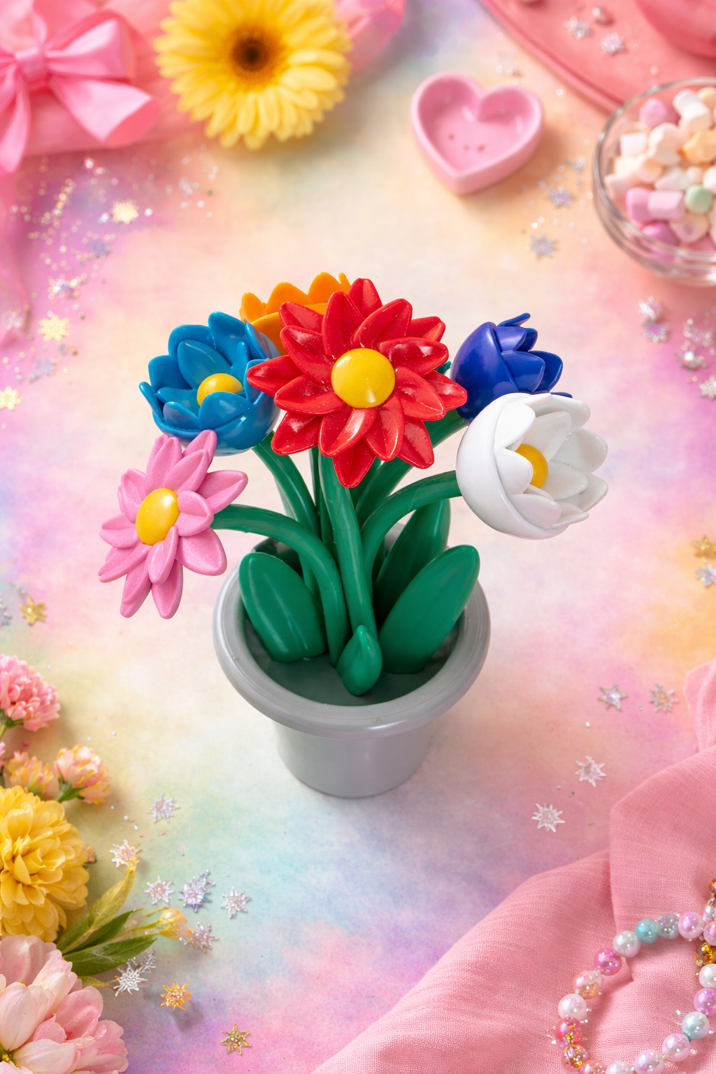 idea regalo decorazione floreale moderna colorata per casa