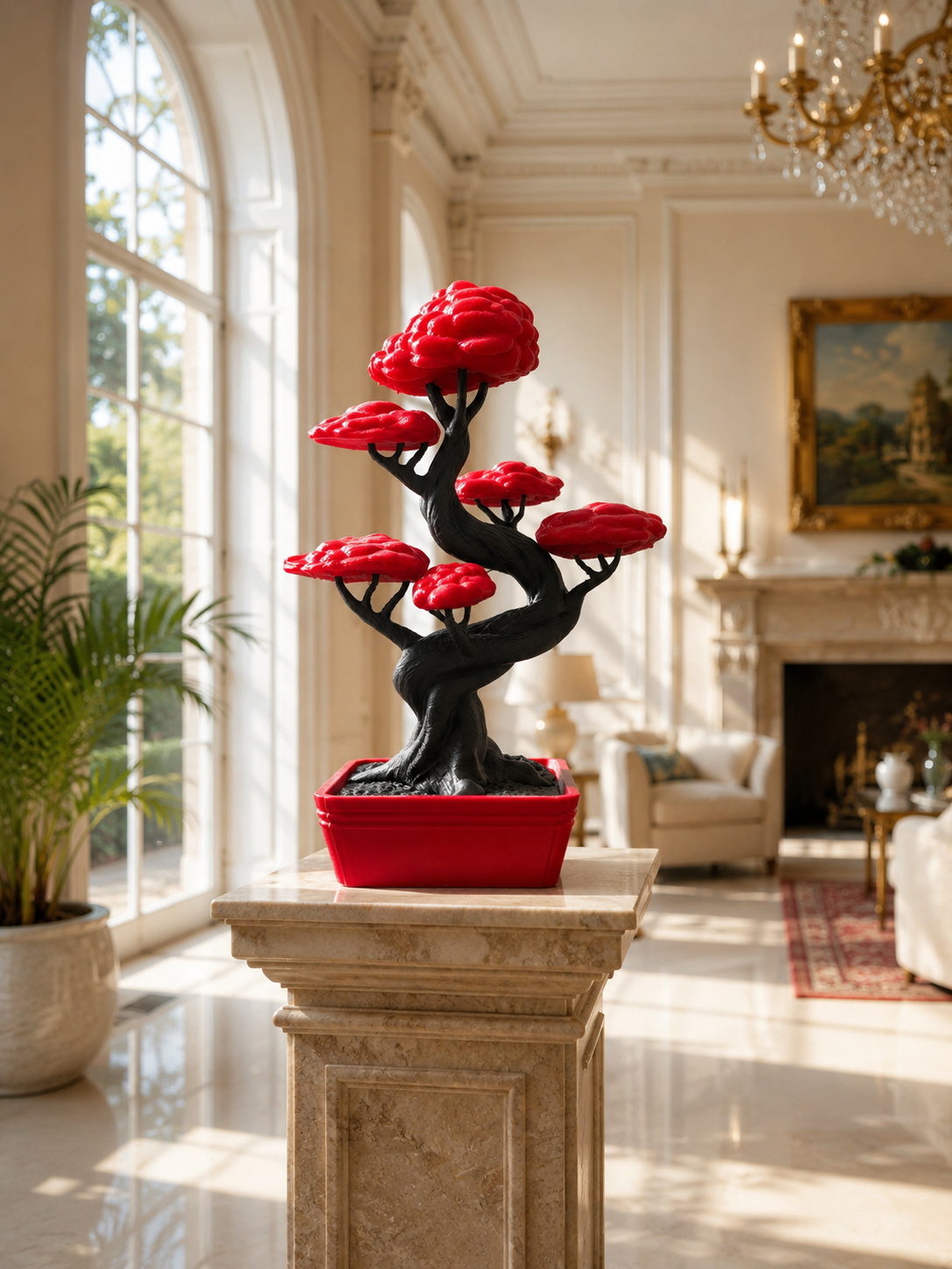 Unique bonsai design ornament for elegant living spaces