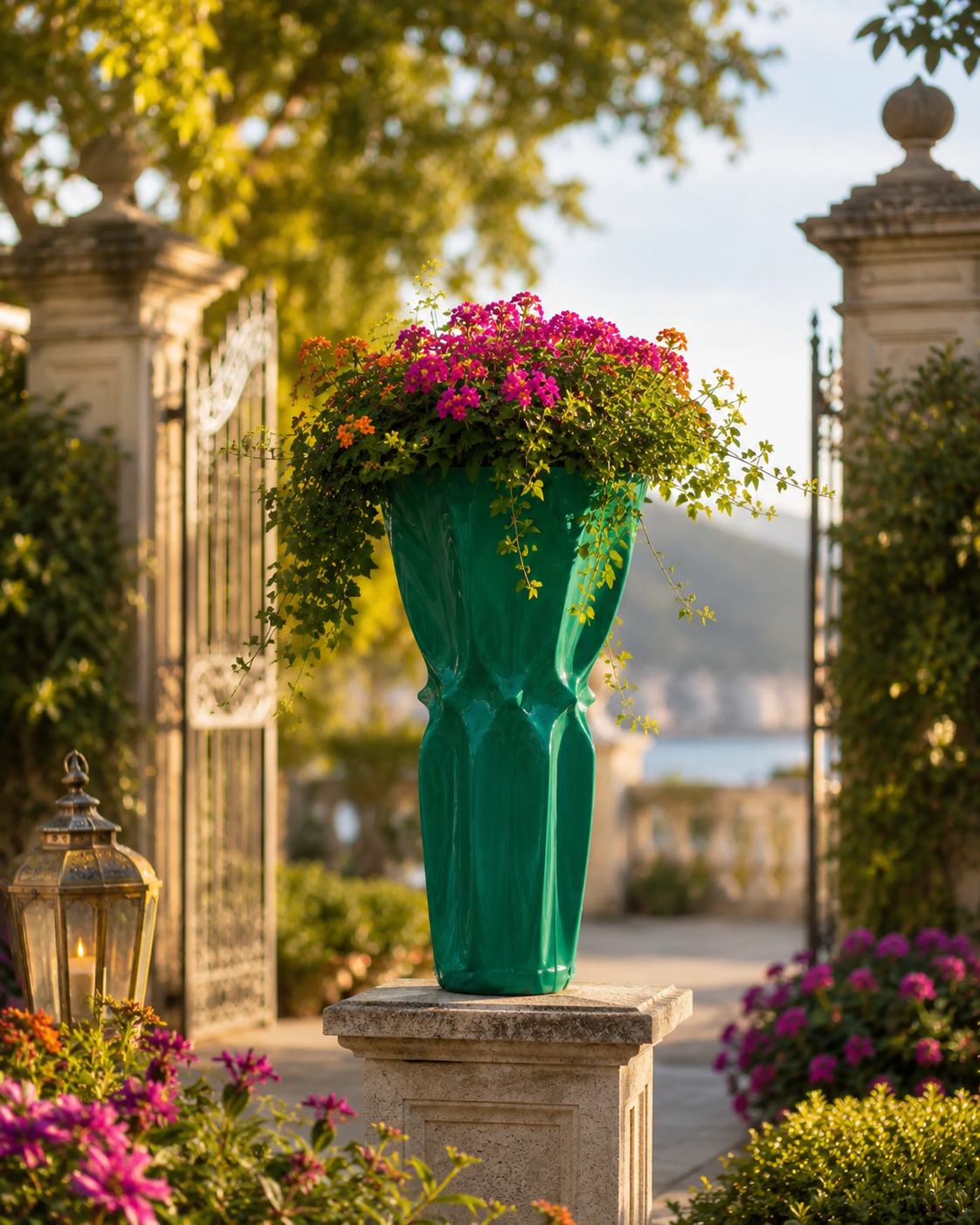 Grazia Vase von Fjoccola® | Moderne Designer-Blumenvase für Zuhause, Garten und Terrasse