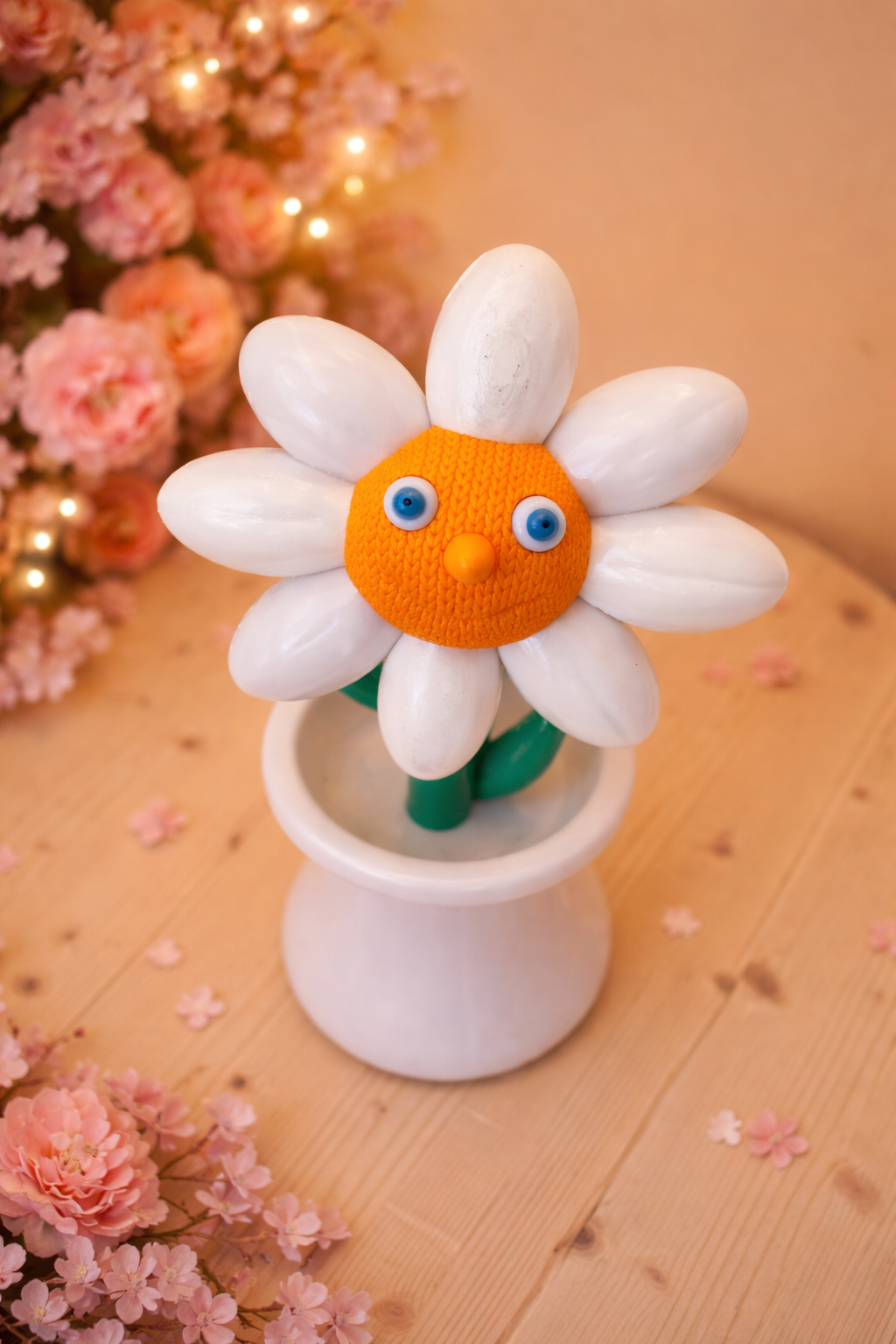 scultura floreale design moderno stampa 3d petg