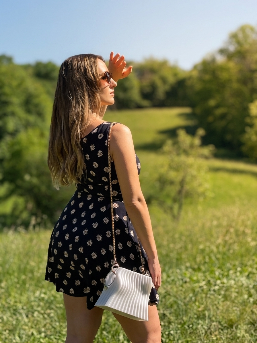 Borsa Urban Pearl vista laterale in ambiente