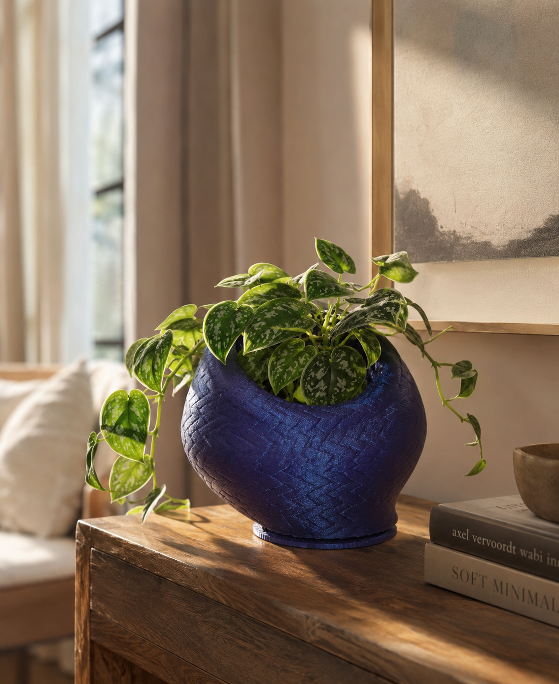 Antique 3D PETG Vase – Modern Decorative Design, 3D Printed