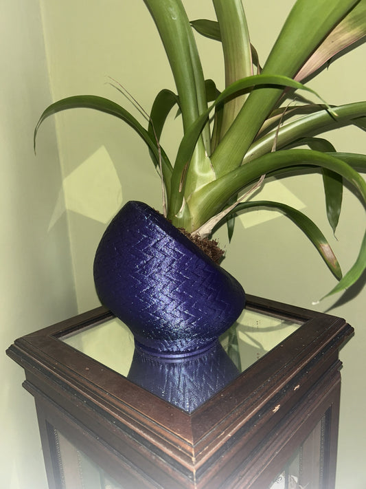 Vaso Antico 3D in PLA con pianta – vaso decorativo di design stampato in 3D