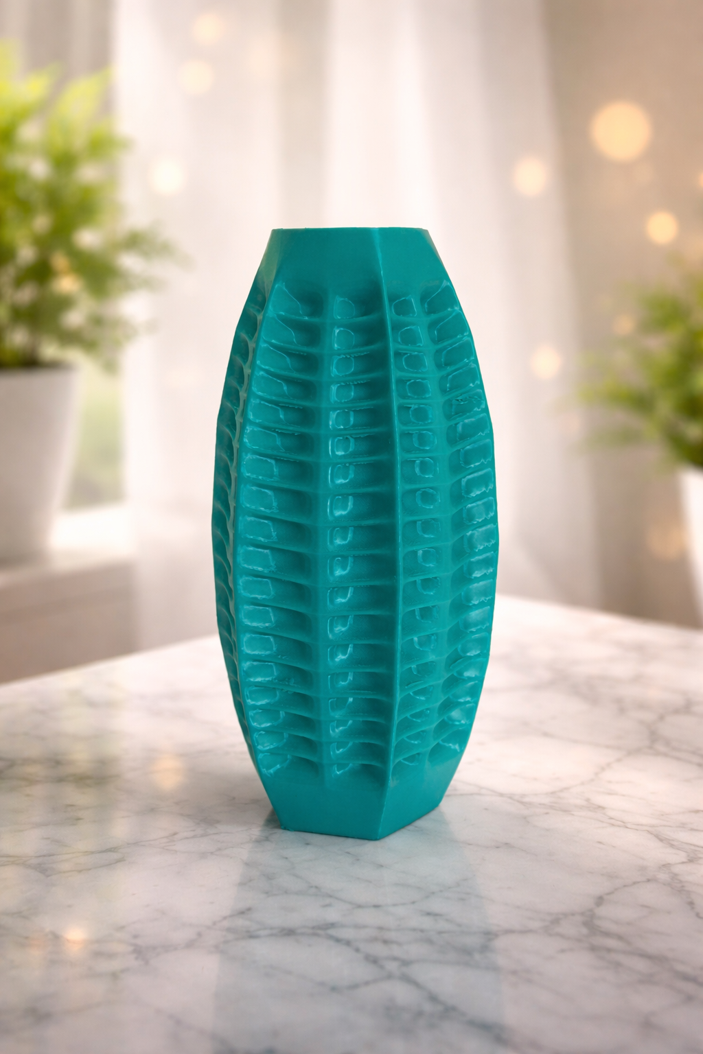vaso primaverile design moderno in PETG forma elegante decorazione interni