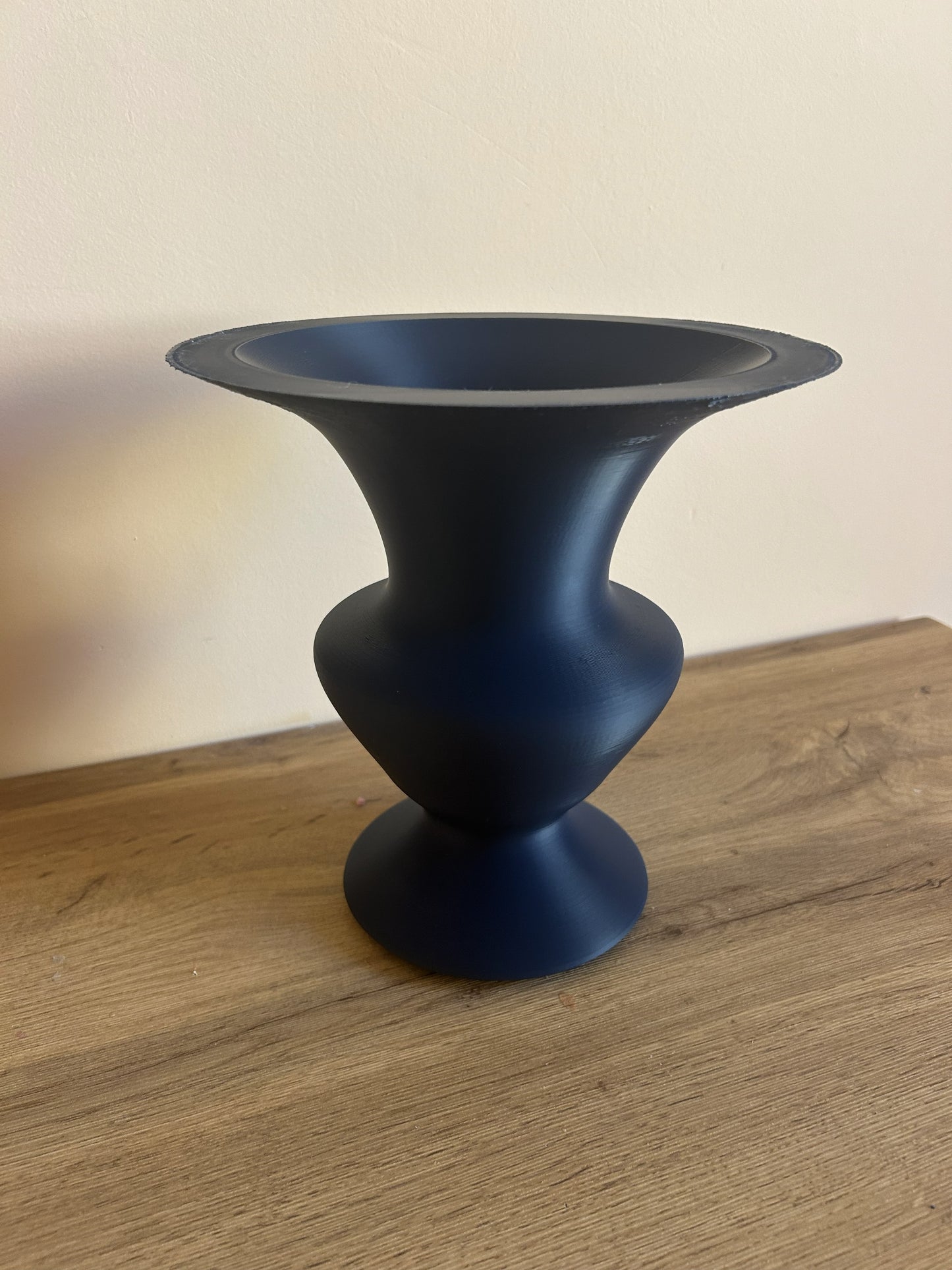 vaso di Natale stampato in 3D in PLA design elegante