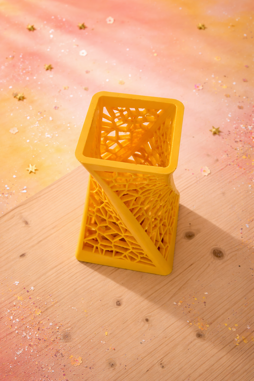 vaso design moderno stampato in 3d per arredo interno