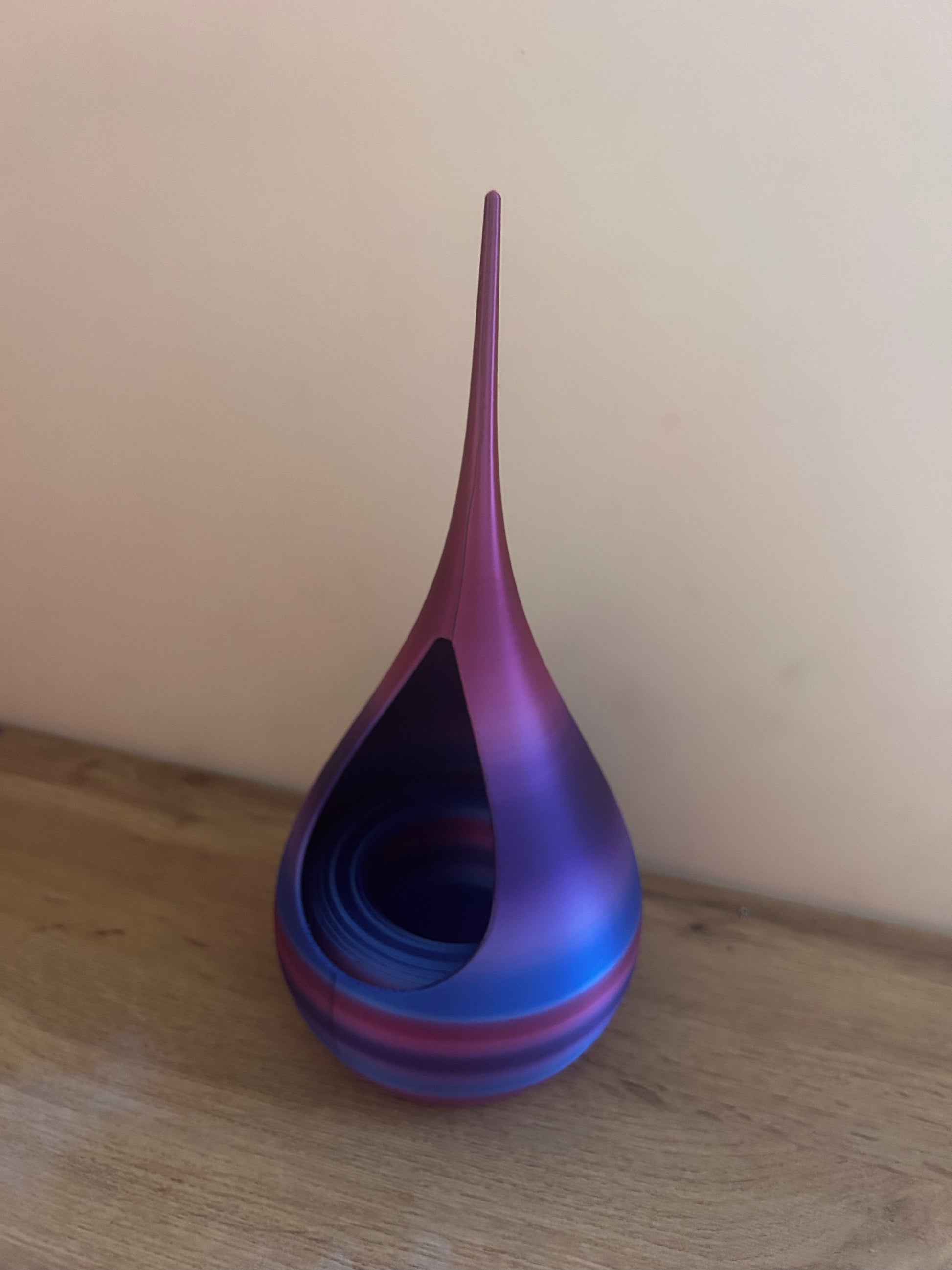 Portacandela decorativo Goccia di Luce 3D