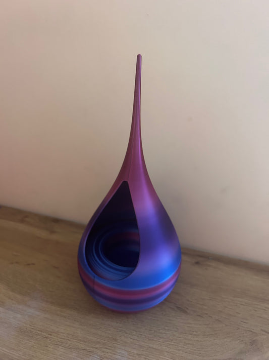 Portacandela decorativo Goccia di Luce 3D