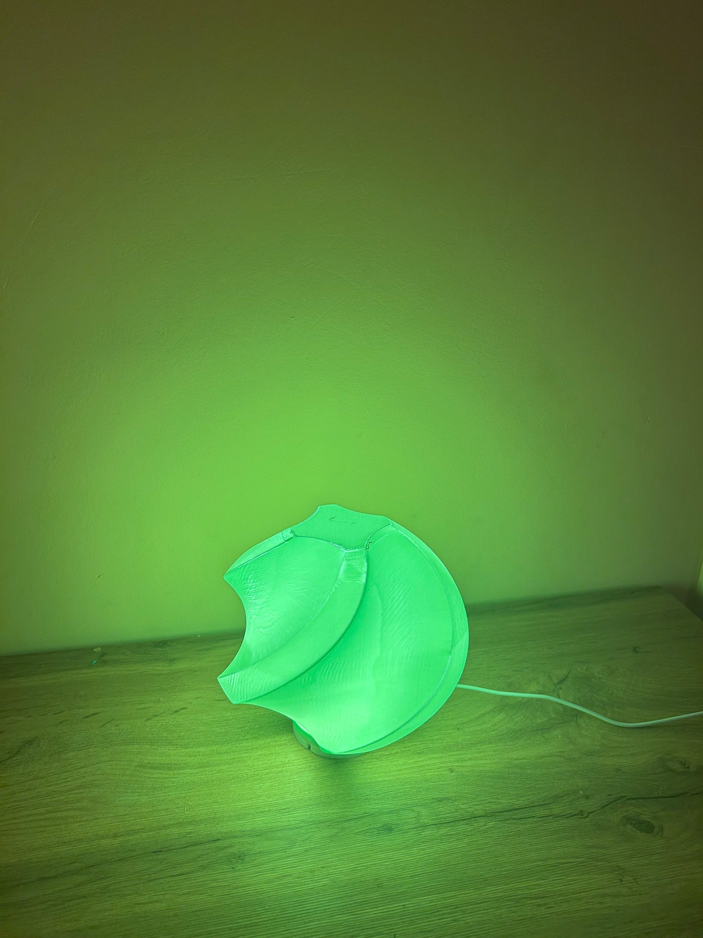 Lampada accesa Sfera di Luce 3D con luce calda decorativa