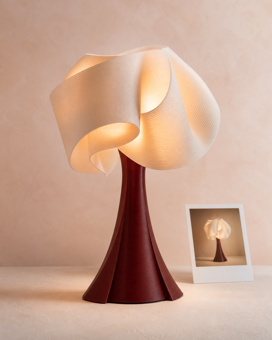 Lampada 3D personalizzata realizzata da fotografie e indicazioni del cliente