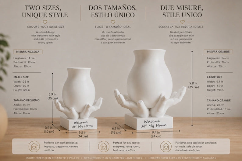 Transform your interior with a sculptural vase designed to turn flowers into a true statement piece.