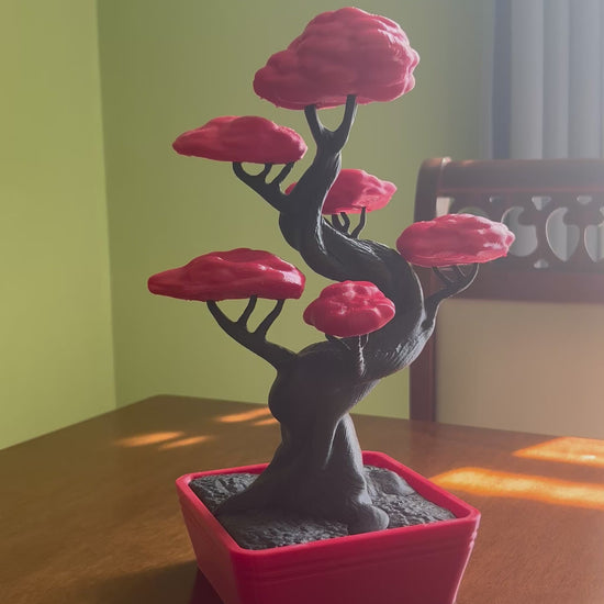 Modern bonsai sculpture for contemporary interior decor
