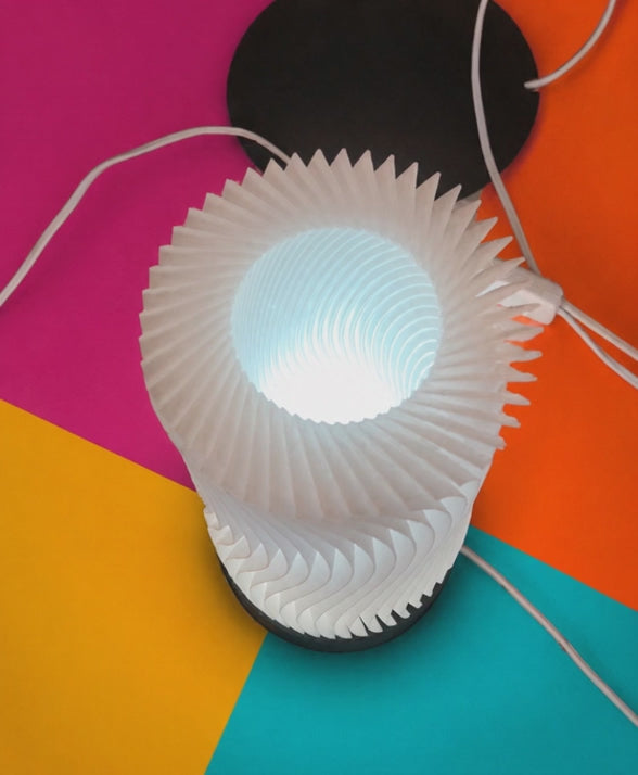 Discover the Ocean Waves Lamp, a modern 3D printed LED table lamp crafted in PETG with a sculptural wave-inspired design. This video showcases its flowing geometric structure and soft ambient glow, transforming bedrooms, living rooms and contemporary interiors with distinctive designer lighting.