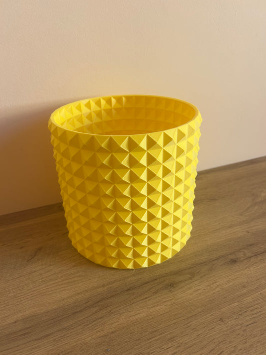 Vaso 3D Diamantato in PLA – design moderno artigianale Made in Italy