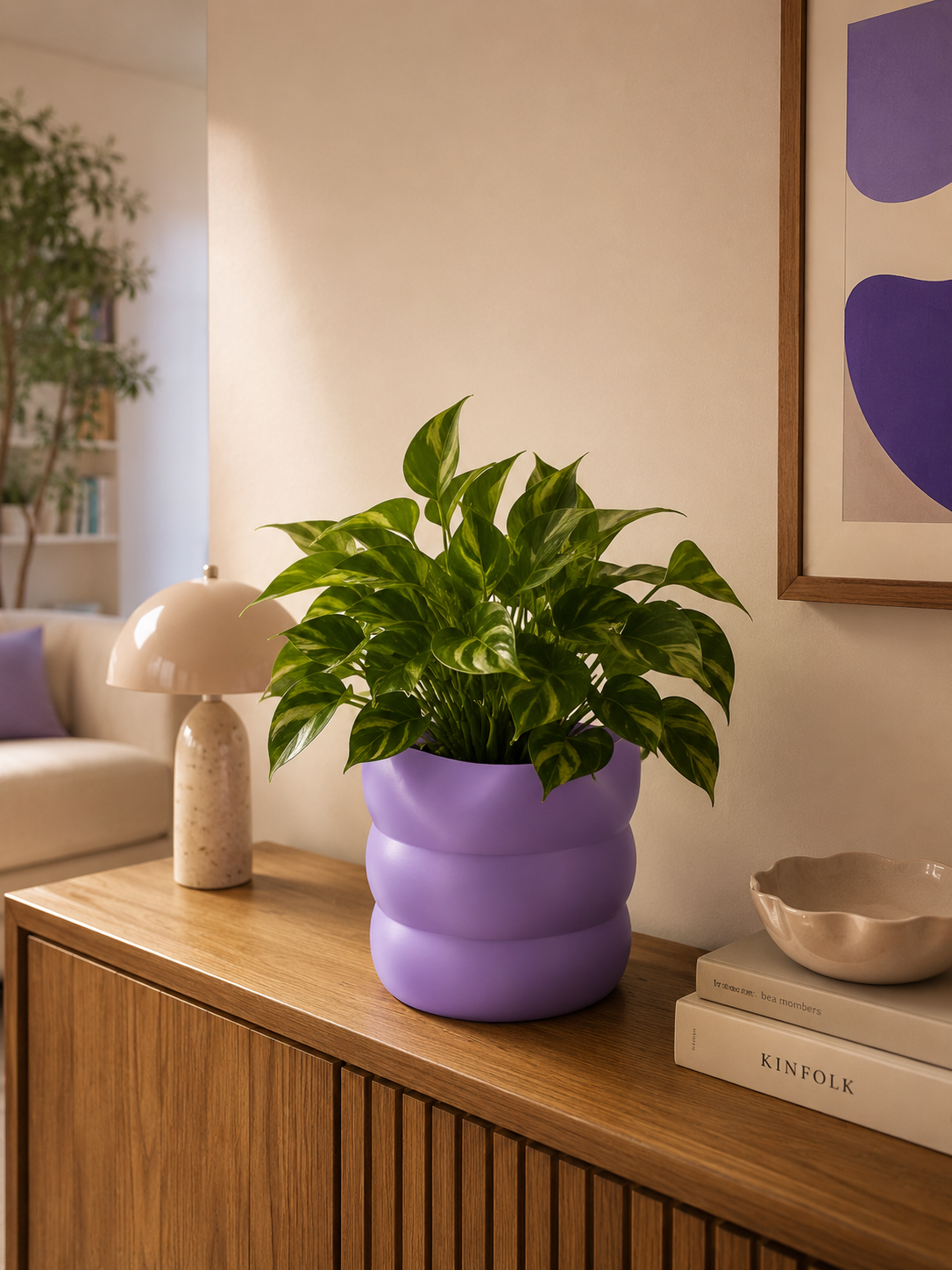 Vaso Spettinato in stampa 3D – dettaglio del design moderno