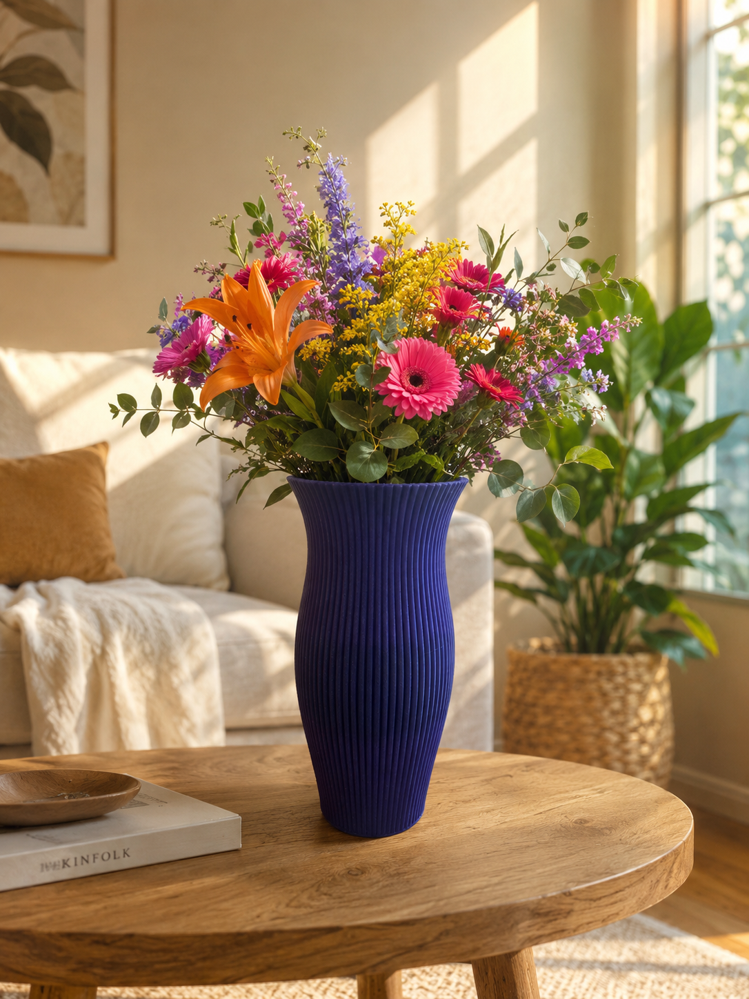 Vaso Armonia 3D in PETG ecologico – design moderno Made in Italy