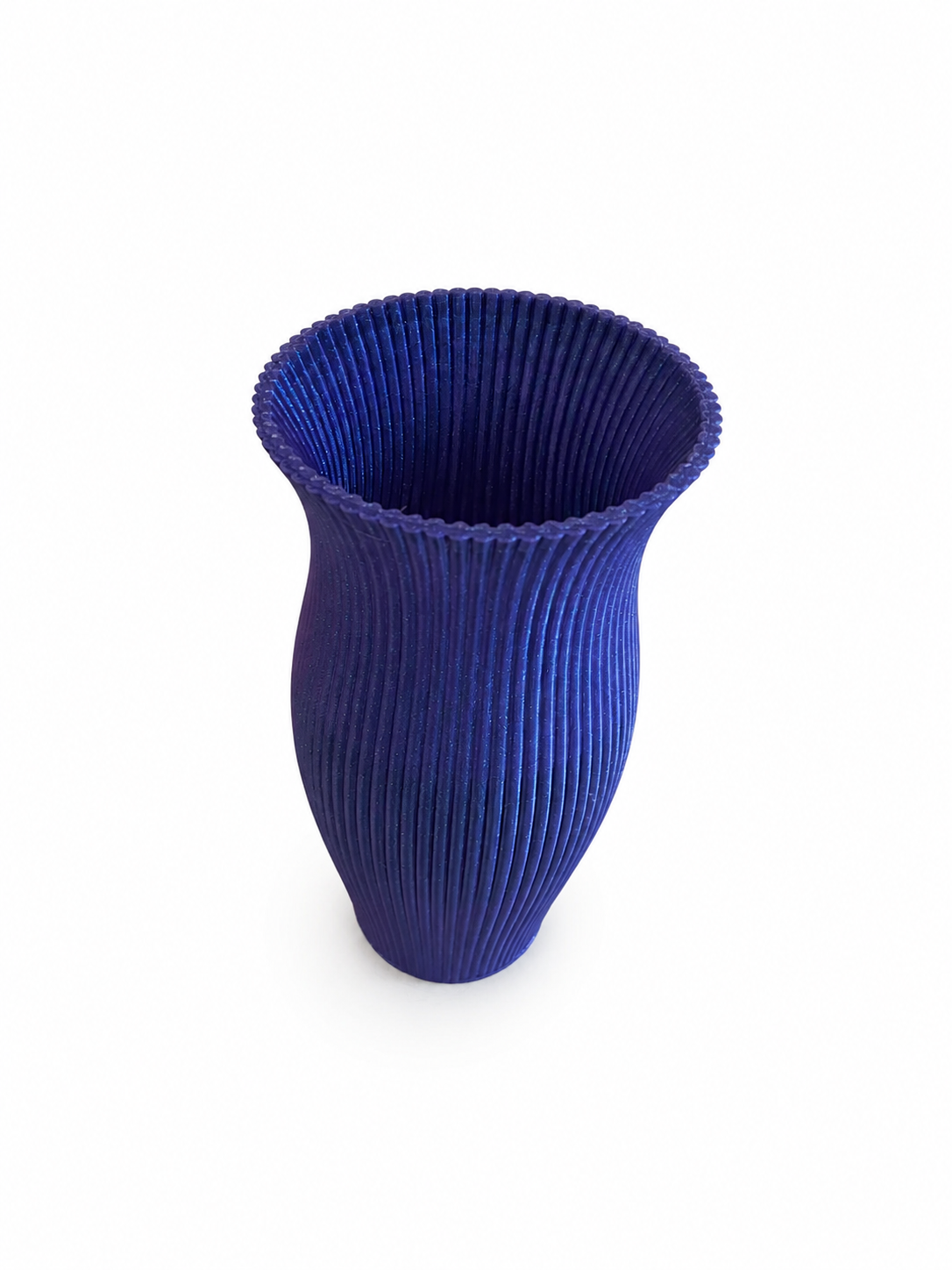 Vaso in PETG ecologico con design armonioso e contemporaneo