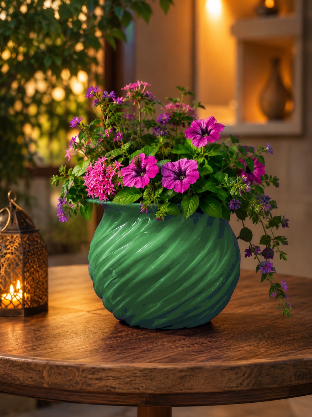 Vase Benedizione – Vase Decorativo Moderno in Stampa 3D per Piante, Fiori, Home Decor e Arredo Contemporaneo - Green