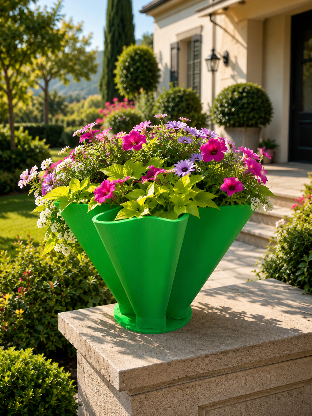 Vaso decorativo artigianale realizzato con stampa 3D