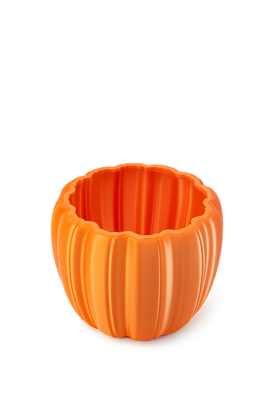 Vaso decorativo artigianale ispirato alla zucca