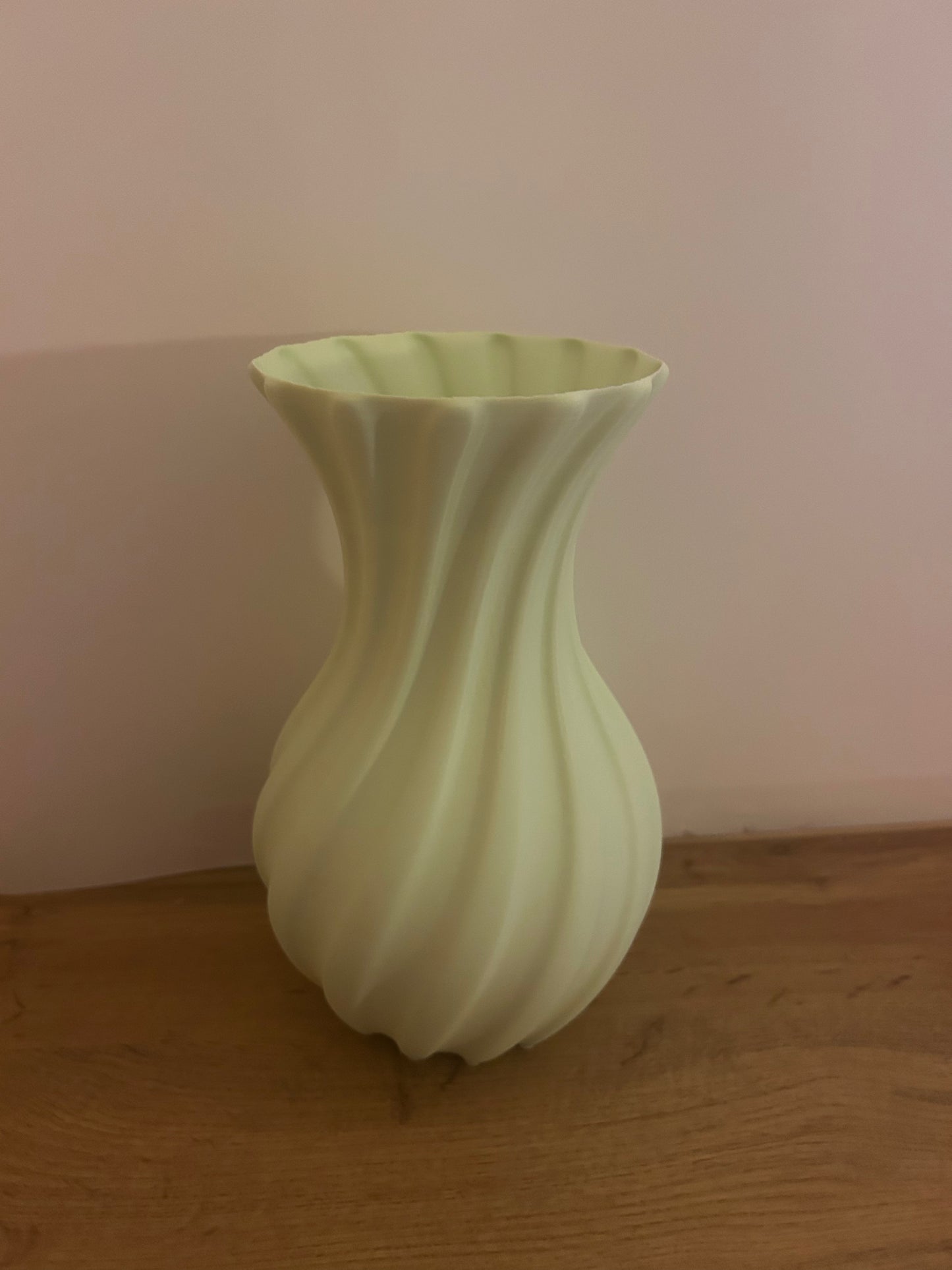 vaso fedele 3d stampato in pla ecologico design moderno
