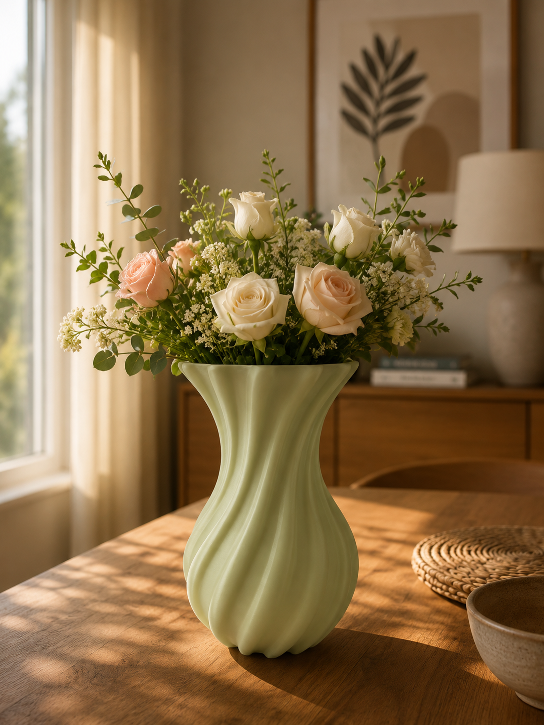 vaso fedele 3d stampato in PETG ecologico design moderno