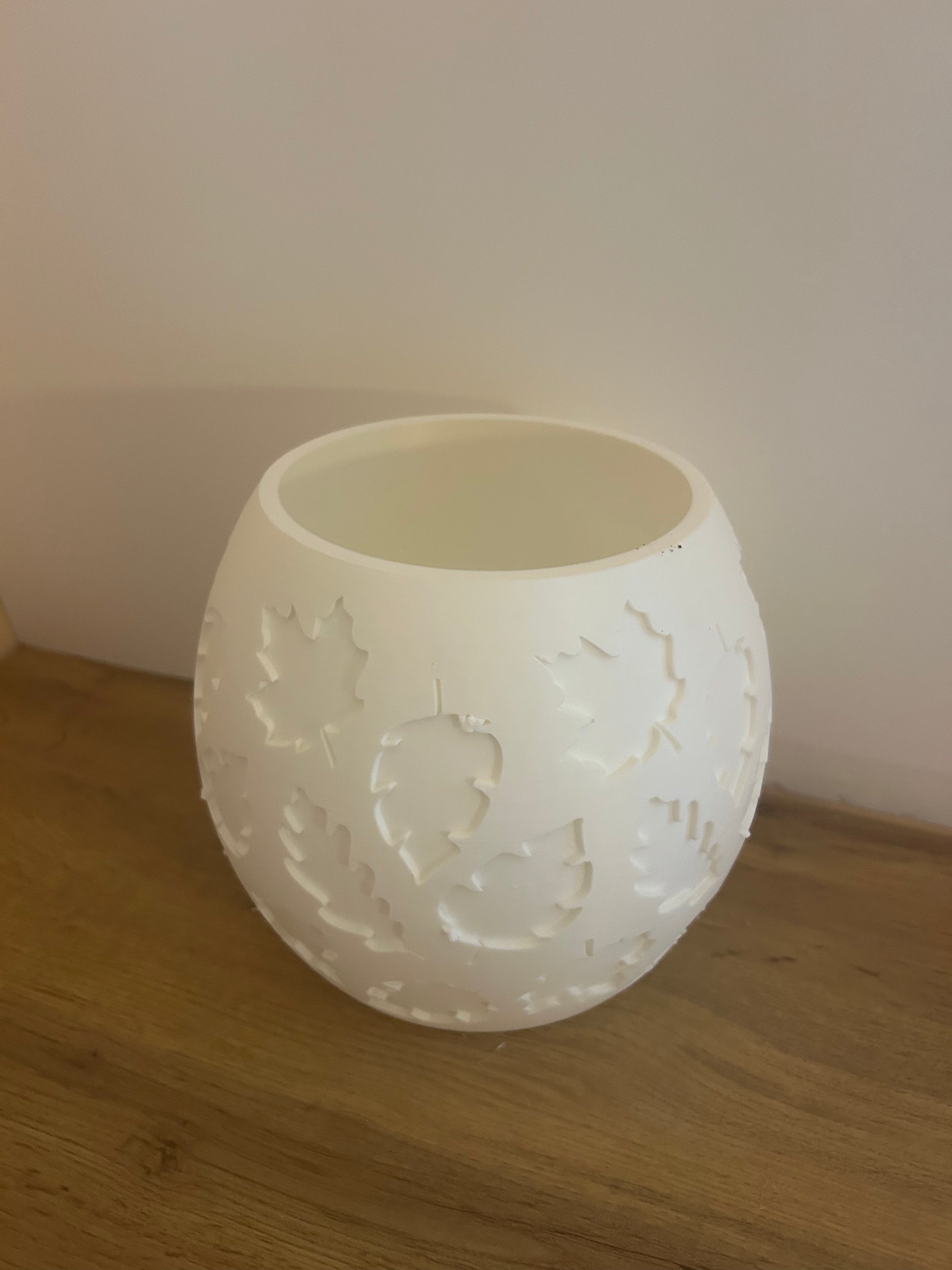 Dettaglio del Vaso Inverno 3D design moderno
