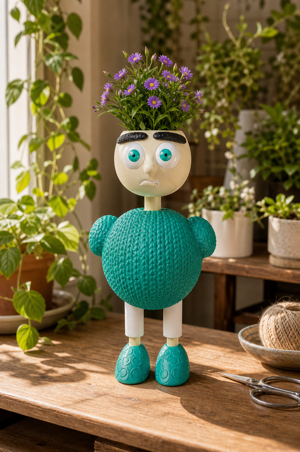 Vase Nonnina Fjoccolosa – Porta Pianta Decorativo Stampato in 3D - Default
