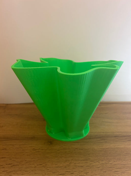Vaso Quadrifoglio 3D dal design organico Made in Italy