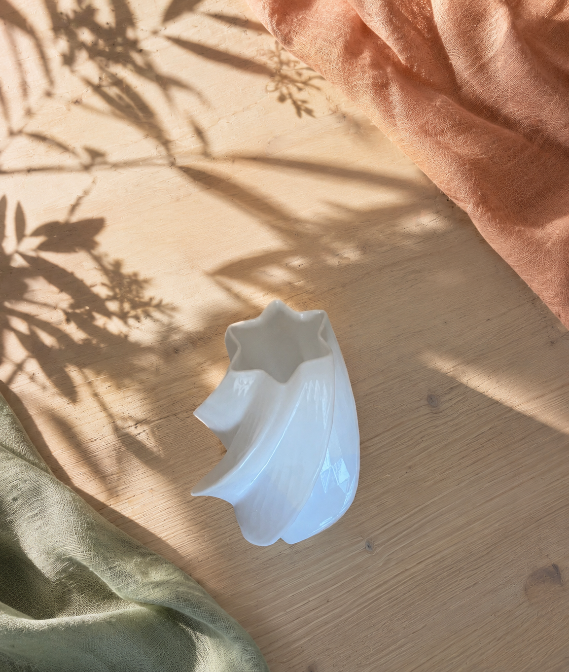 Vaso Stella Cometa in PETG ecologico, complemento d’arredo moderno stampato in 3D