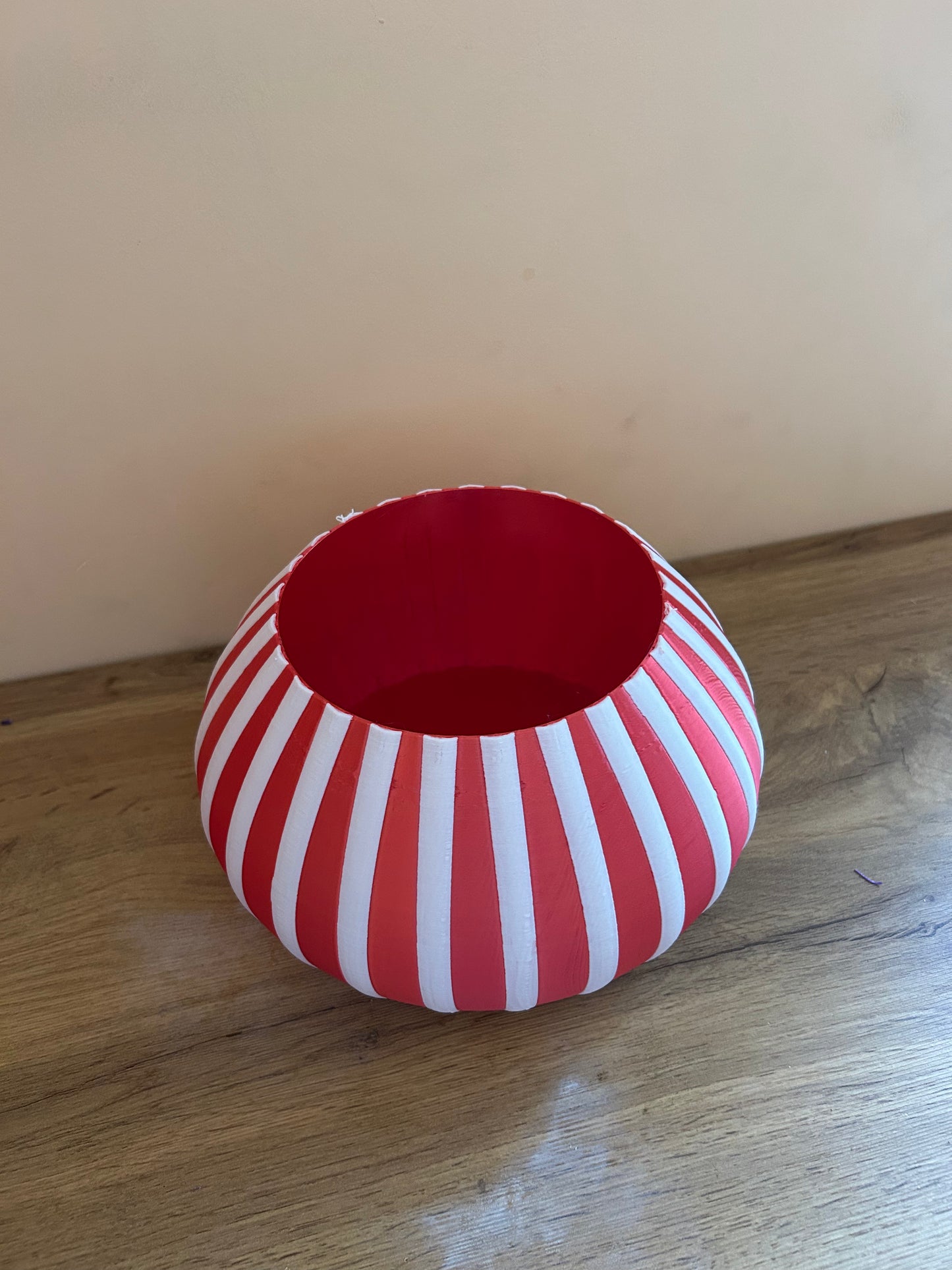 Vaso decorativo stampato in 3D artigianalmente in Italia