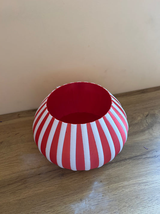 Vaso decorativo stampato in 3D artigianalmente in Italia